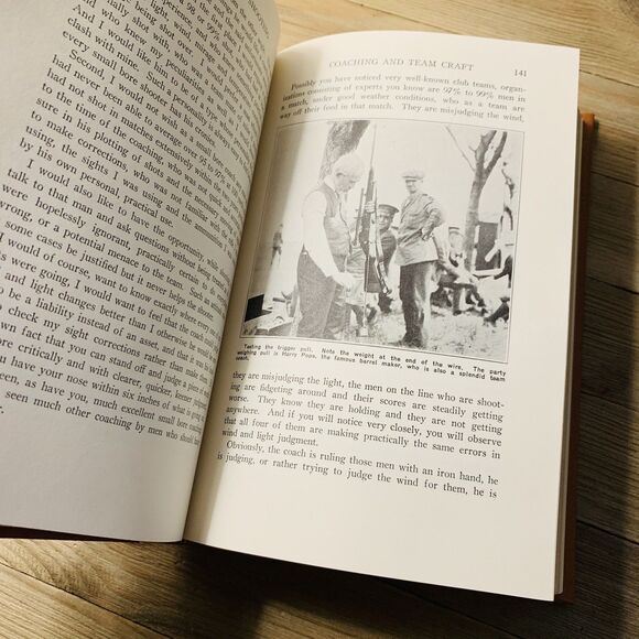 22 CALIBER RIFLE SHOOTING by LANDIS Leather Hardcover NRA Gun Book 22K Gold Edge - Picture 7 of 8